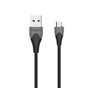 Cavo MicroUSB USB A, 1,2 m, nero/grigio
