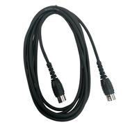QUIK LOK - Cavo MIDI SX/164-3 Serie STRIX 3 Metri DIN 5 Poli Maschio Nero Connessione Strumenti Musicali MIDI