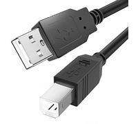 Cavo MIDI USB B per strumenti 6 FT, cavo da USB A a USB B ancabile Compatibile con piano, controller Midi, tastiera Midi, registrazione dell'interfaccia audio, microfono USB e altro