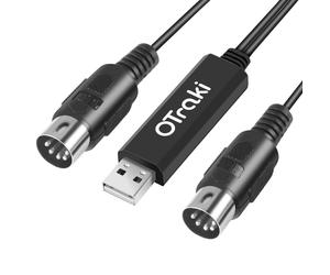 Cavo Midi USB Interfaccia Converter 5 PIN In Out Midi to USB Adapter Connettore