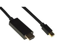 CAVO LINK MINI DISPLAYPORT 1.4 TO HDMI 2.0, M/M, 2MT, CONTATTI DORATI 4KX2K 60HZ