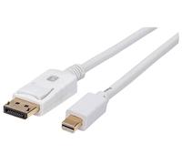 Techly Cavo Mini DisplayPort Maschio a DisplayPort Maschio 4K 60Hz 3m Bianco
