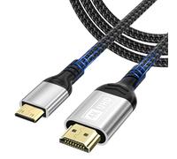 Cavo Mini HDMI a HDMI 3M,4K@60Hz Cavo Mini HDMI,cavo HDMI a mini hdmi 2.0 18Gbps Supporta UHD 3D HDR ARC,Compatibile con Raspberry Pi Zero Laptop Monitor portatile Nikon Canon Videocamera