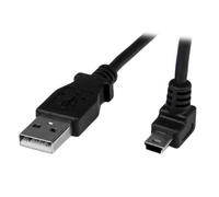 StarTech Cavo USB 2.0 da 1m, A a Mini-B verso l'Alto, Nero (USBAMB1MU)