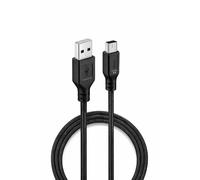 Cavo mini USB 2.0 da tipo A a Mini B, ricarica rapida, compatibile con microfono Blue Yeti Hero HD, telefoni cellulari, lettori MP3, dash cam, fotocamere digitali, dash cam (1 m)