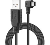 Cavo mini USB ad angolo maschio a mini USB 90°, a 5 pin, di sincronizzazione dati, cavo di ricarica, per Garmin Dash Cam, GPS Navigator, DVR fotocamera digitale, GoPro Hero 4 3+ 3 m.