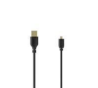 Hama Cavo mini USB Flexi-Slim, spina mini B8, USB 2.0, 480 Mbit/s, 0,75 m