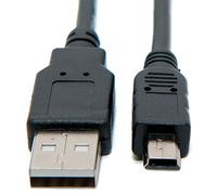 Cavo Mini USB Transfer Cable Compatibile con Canon Digital IXUS 160, 162, 165, 170, 172, 185, 210, 220 HS, 230 HS, 240 HS, 255 HS, 265 HS, 275 HS, 300 HS, 310 HS, 500 HS, 510 HS Foto Video (0,8M)
