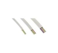 INL InLine® Cavo telefonico modulare piatto in matassa, 6 fili, bianco, 100m