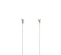 Cavo modulare, spina maschio 6p4c - spina maschio 6p4c, 10 m, bianco