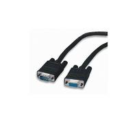 CAVO MONITOR VGA/SVGA/XGA PROLUNGA M/F 10 MT NERO doppia schermatura