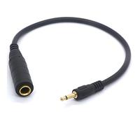 Cavo mono DC da 3,5 mm a 6,35 mm - 6,35 mm jack mono da 6,35 mm a jack mono jack da 3,5 mm (canale singolo)