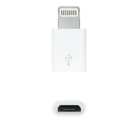 Cavo Nano Adattatore Lightning a Micro USB Bianco