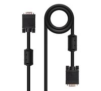 Cavo Nanocable SVGA con Ferrite HPDB15 Maschio/Maschio 10m