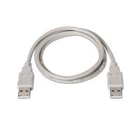 Nanocable - 10.01.0302 - Cavo USB 2.0, tipo A/M-A/M, maschio-beige maschio, 1.0 mts
