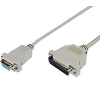 Cavo null modem 25 DB Maschio 9 DB Femmina 1,80 mt