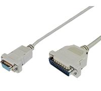 Cavo null modem 25 DB Maschio 9 DB Femmina 1,80 mt