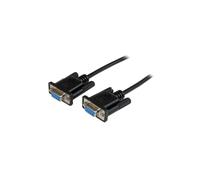 Startech Db9 Serial Null Modem Cable 1 M One Size Black