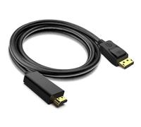 Cavo OcioDual Displayport DP a HDTV 1,8 m Nero Risoluzione 4K Maschio per Monitor Proiettore