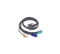 Cavo Octopus per VGA, mouse PS/2 + tastiera per 60884, per 15p. Modulo HD D-Sub, 2x6p. Mini DIN Bu fino a 25p. D-Sub St, 1.1m (