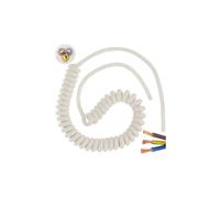 Cavo OMY spiral H03VVH8-F 3x1,5 bianco 1,5m/7,6m SPO00596B