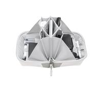 Cavo Organizzatore Box - Archiviazione elettronica, gestione dei cavi | 180 ° di Apertura della Borsa Organizzatore di tecnologia, Scatola di Stoccaggio della batteria, Supporto del caricatore USB