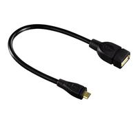 Cavo OTG Hama da USB A a Micro USB B maschio/femmina nero