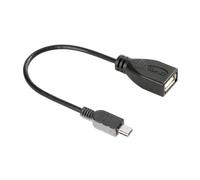 Lampa 38830 Cavo OTG USB > Mini USB - 20 cm - Nero