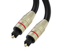 Cavo Ottico Audio Digitale Connettore Toslink Lungo 2m Flux LinQ Nero