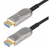 Cavo HDMI StarTech.com Ottico 2.1 Ibrido Attivo [AOC] da 15,2m, CMP, Classe Plenum, in fibra ottica 8K Ultra High Speed 2.1/2.0, 48Gbps, 60Hz/4K 120Hz, HDR10+/FRL/TMDS/eARC (ACTIVE OPTICAL CABLE - HYB