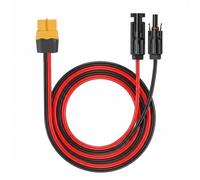 Cavo Pannello Solare MC4 a XT60 12AWG 1m per Power Station e Generatori | Rame Stagnato 4mm2, Impermeabile IP68, Guaina PPO Ignifuga, Ricarica Rapida 50W-400W, Sistema Plug and Play, Uso Esterno