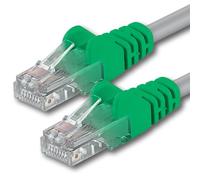 Cavo patch 1aTTack CAT5 CAT 5e cavo di rete 2X spina RJ45 Crossover CAT 5 UTP Cross - 2m
