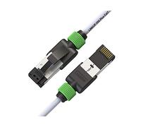Cavo Patch 30 gauge multicolore 30AWG White + Green Ring (7ft) 7 FT (30AWG) - 1 Pack ($8.96)