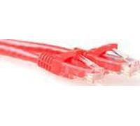 Cavo patch ACT rosso da 10 metri U/UTP CAT6A antigroviglio con connettori RJ45 CAT6A U/UTP SNAGLESS RD 10.00M (IB2510) NEW