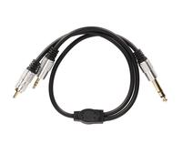 Cavo patch audio stereo per due dispositivi, elevata compatibilità, interfaccia placcata in oro anti-interferenza, stabilità di trasmissione del