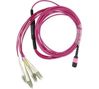 Cavo patch breakout in fibra ottica BlueOptics Dell EMC CBL-MPO12-4LC-OM4-15M compatibile MPO/UPC 4xDuplex LC/UPC 15 metri mult NEW