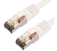 EFB-Elektronik - Cavo patch Ethernet CAT. 8 fino a 40 Gb - Cavo LAN da 5 m con protezione antipiega - Trasmissione dati e alimentazione PoE - Connettore RJ45, schermatura S/FTP PIMF - Bianco
