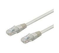 Cavo patch CAT5E 25m grigio U/UTP 2x RJ45, CCA, PVC, NEW
