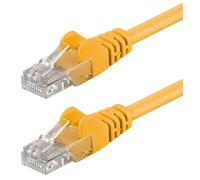 Cavo Patch Cat5e UTP Giallo 20m RJ45 1000Mbps - Intellinet ICOC U5EB-200-YE