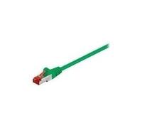 Cavo patch CAT6 0,25 m verde S/FTP 2xRJ45, PVC, CCA NEW