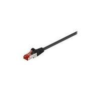 Cavo patch CAT6 0,5 m nero S/FTP 2xRJ45, PVC, CCA