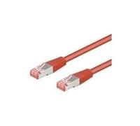 Cavo patch CAT6 0,5 m rosso S/FTP 2xRJ45, PVC, CCA NEW