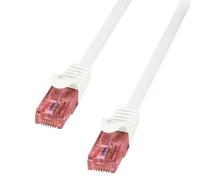 Cavo patch Cat6 U/UTP LSZH 0,5m Bianco - Logilink ICOC LU6-005-WH