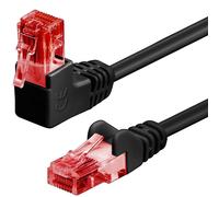 Cavo patch Cat6 UTP 1m connettore 90° nero - Goobay ICOC U6U-010-BKL