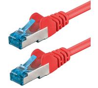 PATCH-C6AQ 2 RT - Cavo patch di alta qualità, Cat 6a, rosso, 2 m