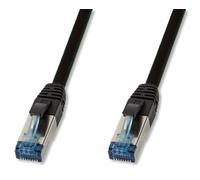 LogiLink CQ6065S cavo di rete 3 m Cat6a S/FTP (S-STP) Nero