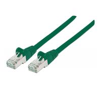Intellinet Cavo di rete 737043 Cat6A SFTP 100% rame RJ-45 Verde 0,25 m LSZH