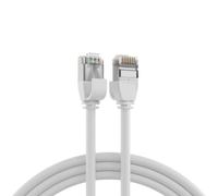 Cavo Patch Cat6A U/FTP 1m Bianco Ultraflex TPE 4mm RJ45 - ICOC UF6A-TPE-010WH