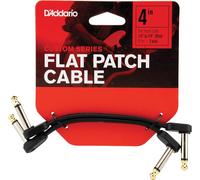 CAVO PATCH CHITARRA D'ADDARIO FLAT 4 IN ANGOLARE 2 PEZZI CAVO AUDIO STRUMENTO