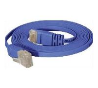 Cavo patch di alta qualità piatto U/UTP non schermato Cat 6 blu 20 m Cavo patch super piatto ad es. per la posa sotto tappeti NEW